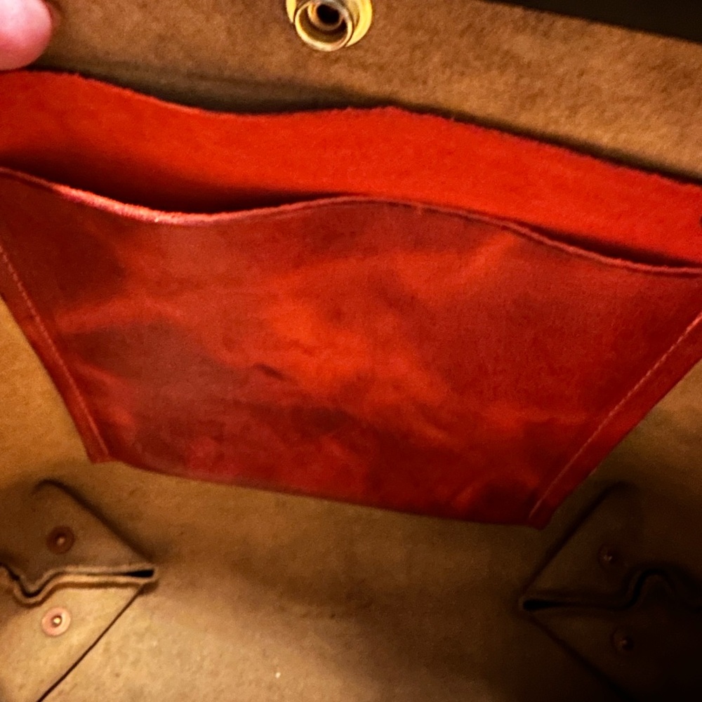 KMM & Co. Mini Travel tote - black with lava pocket - Picture 3 of 4